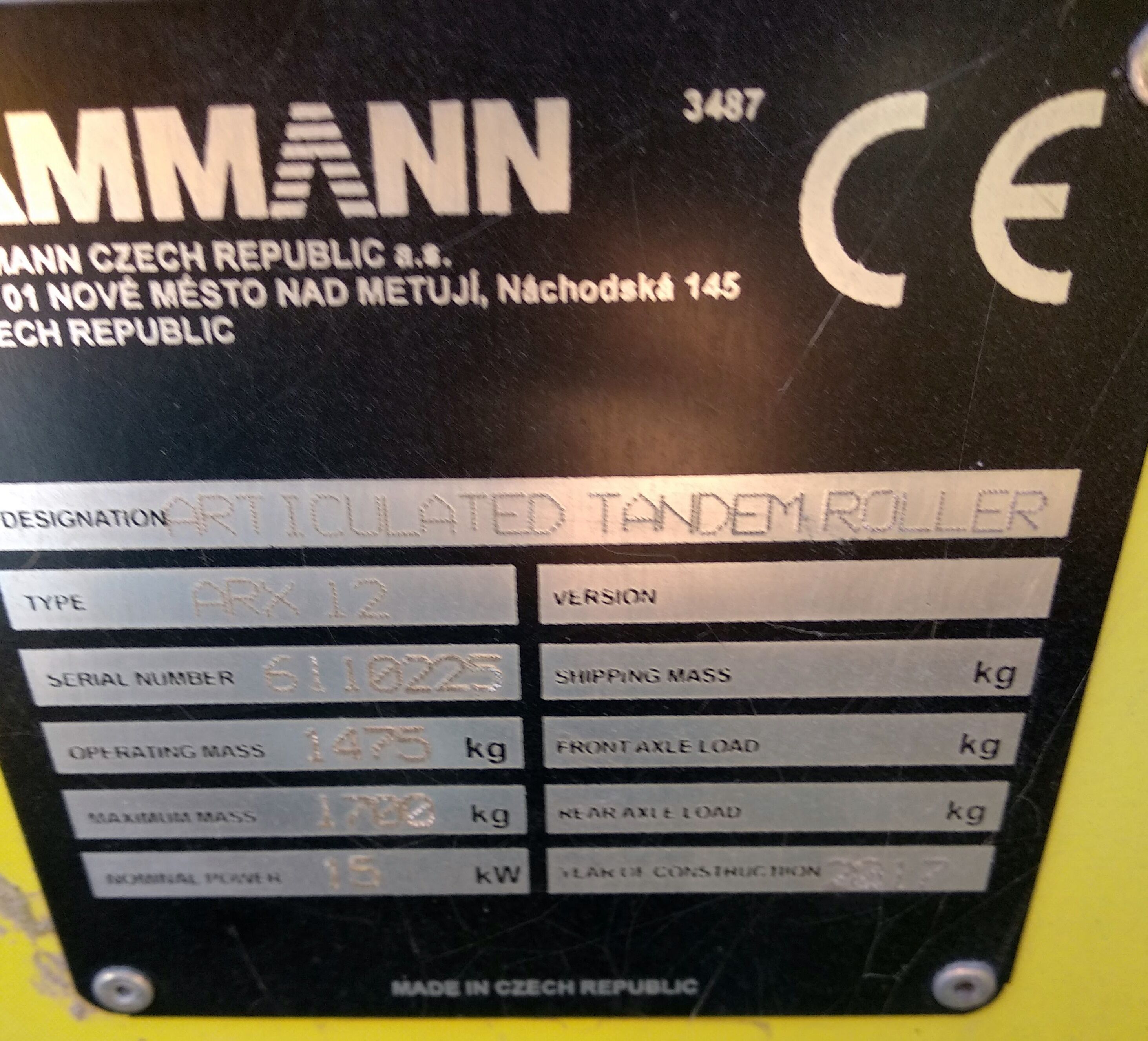 RODILLO AMMANN ARX12 - Imagen 7